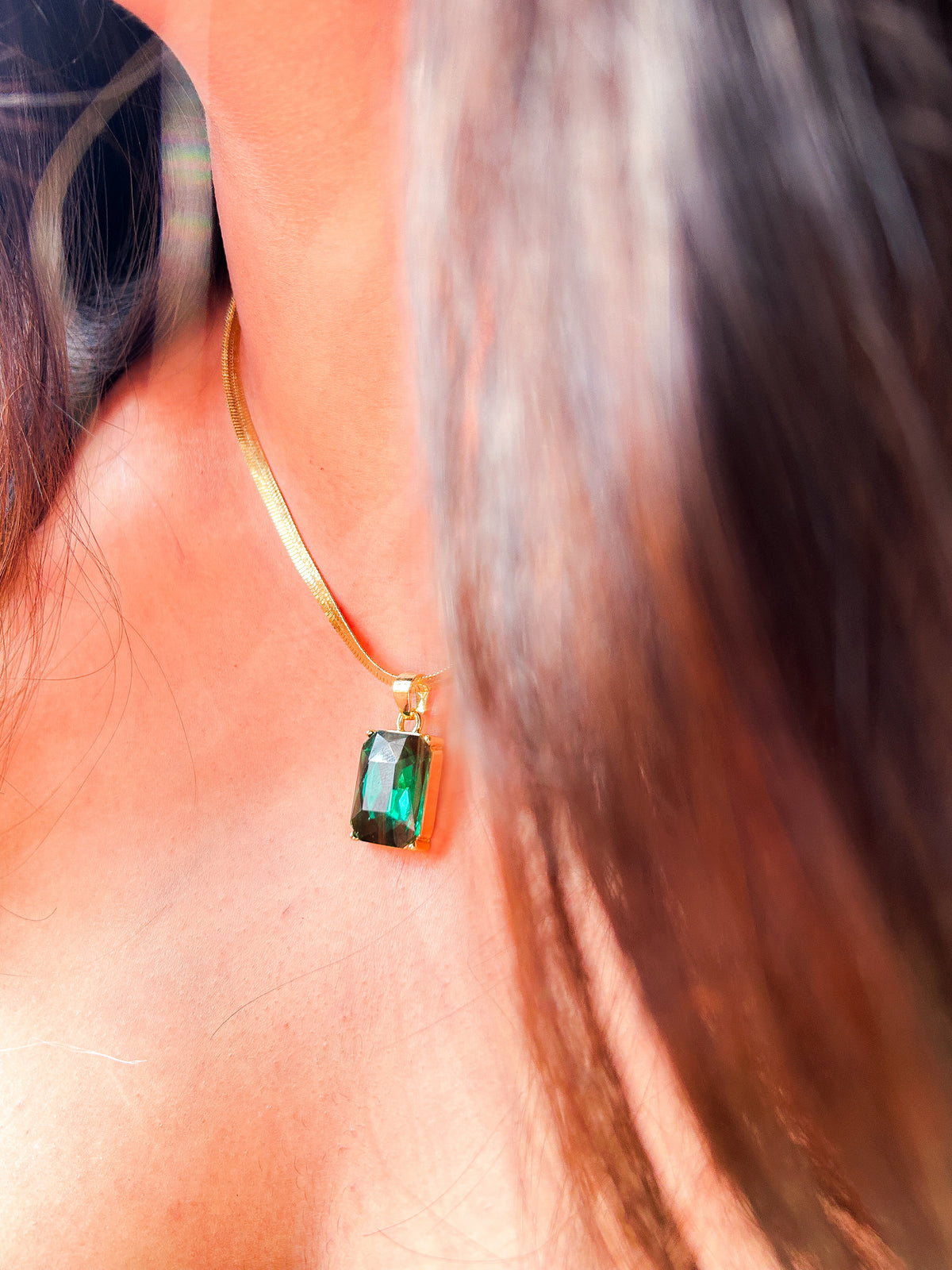 Emerald Whisper 18k Gold Plated