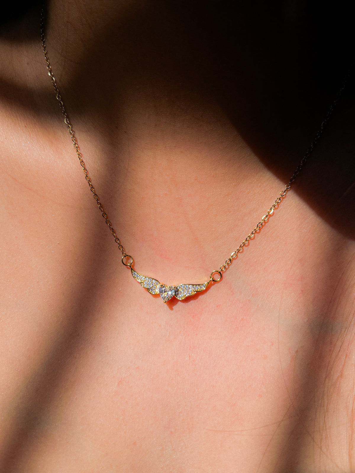 Wings of love 18k Gold Plated Pendant