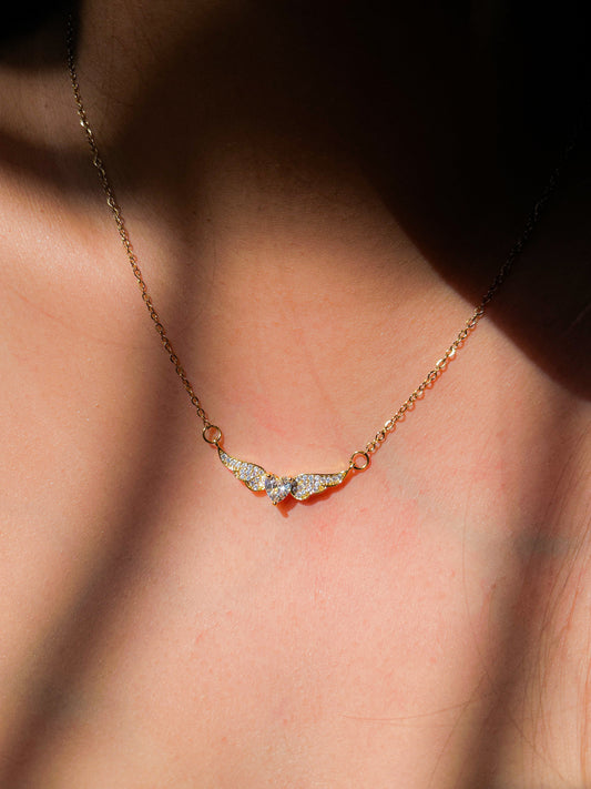 Wings of love 18k Gold Plated Pendant