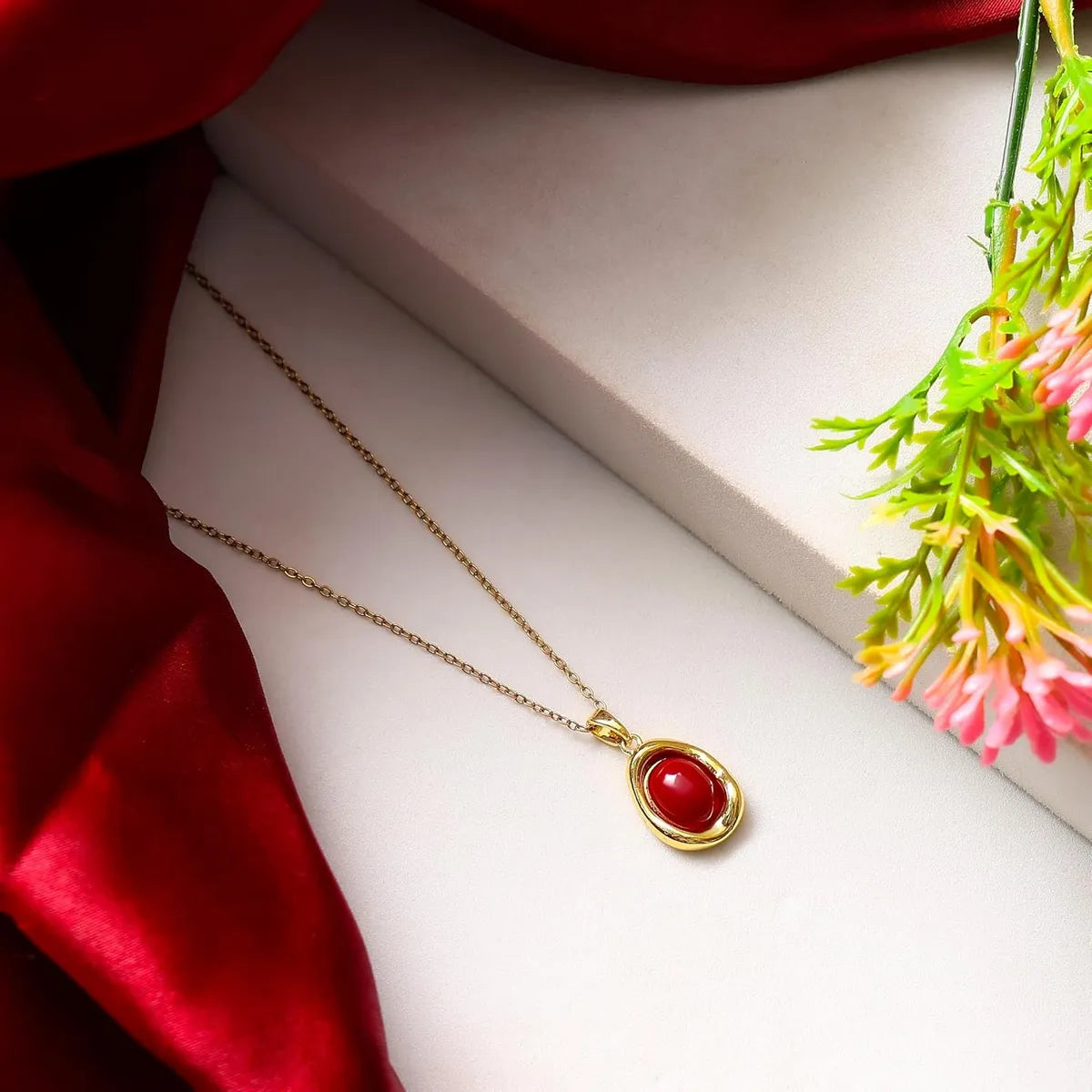 the Eve Stone Pendant Necklace For Women