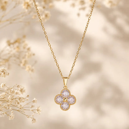 Crystal Clover Pendant