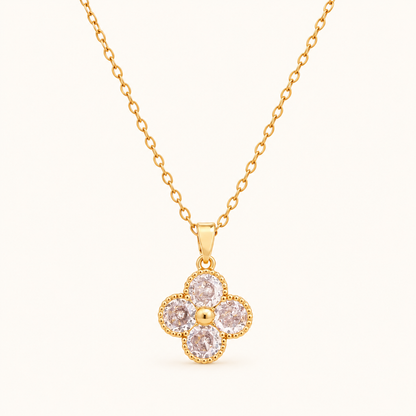 Crystal Clover Pendant