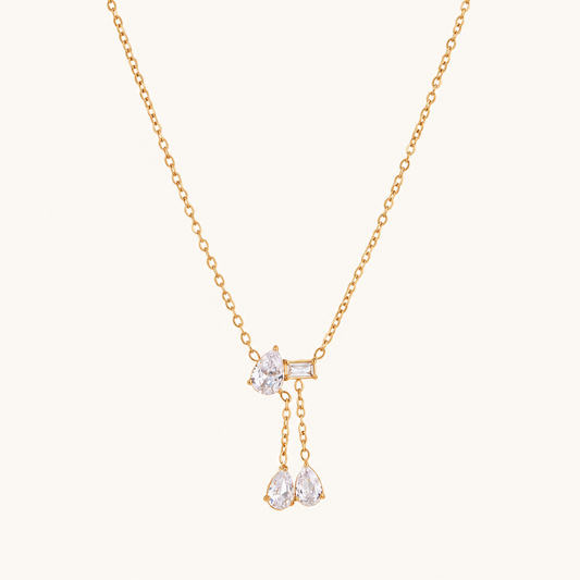 Dainty Dew drop Pendant Necklace For Women