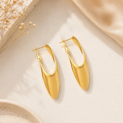 Imperial drop Hoop Earrings For Women