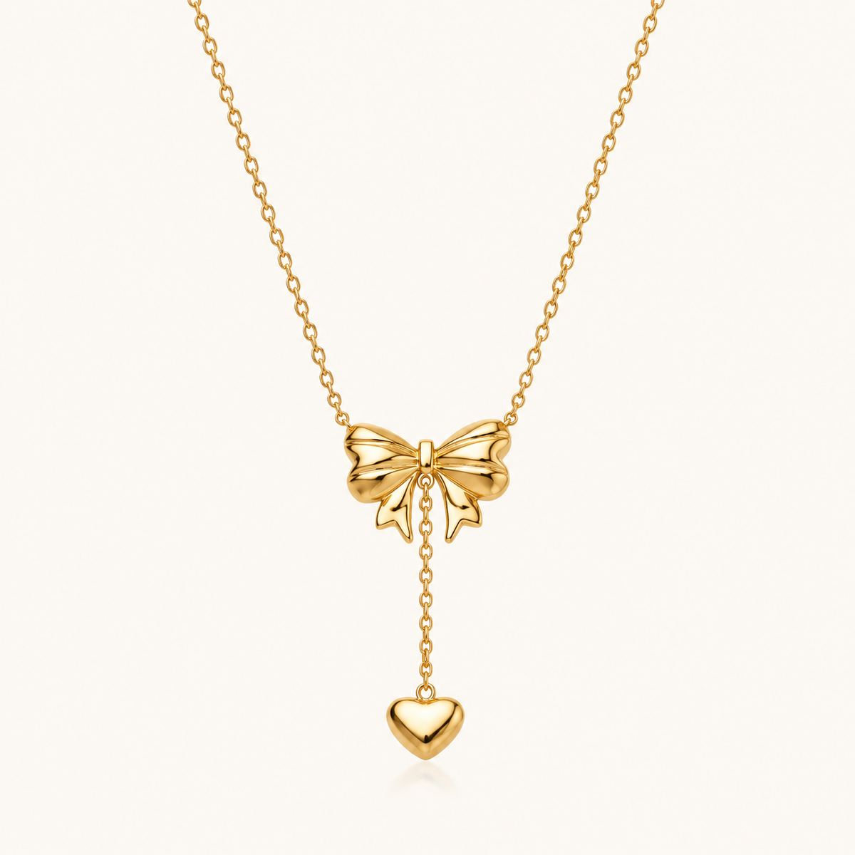 Beau bow drop pendant
