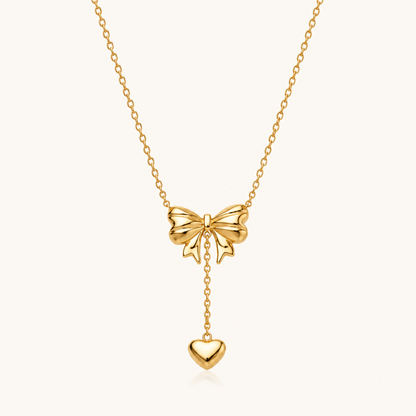Beau bow drop pendant