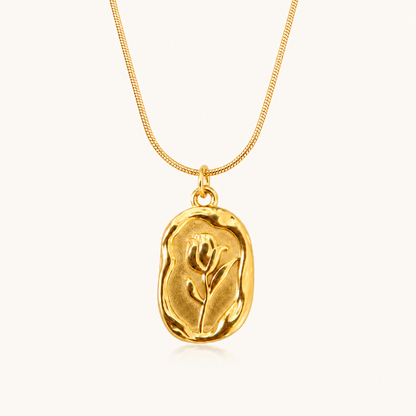 Golden Tulip Signet pendant