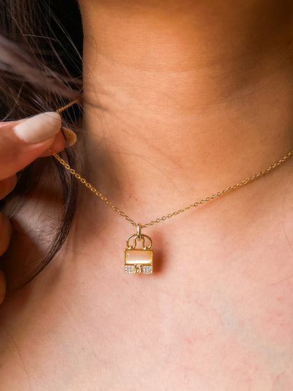 Love Vault 18k Gold Plated Pendant