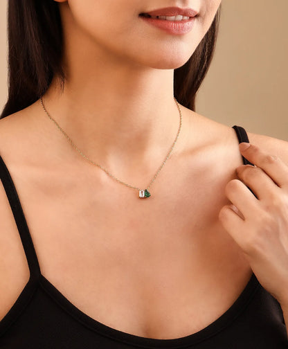 Emerlle Duo Pendant Necklace For Women