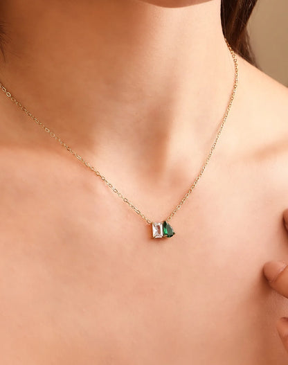Emerlle Duo Pendant Necklace For Women