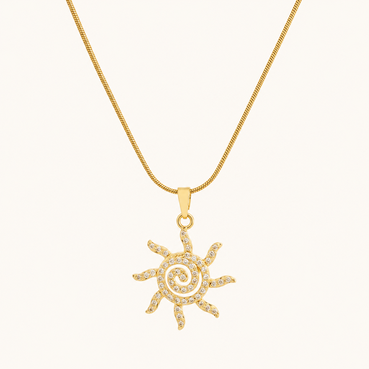 Solara Spiral Pendant