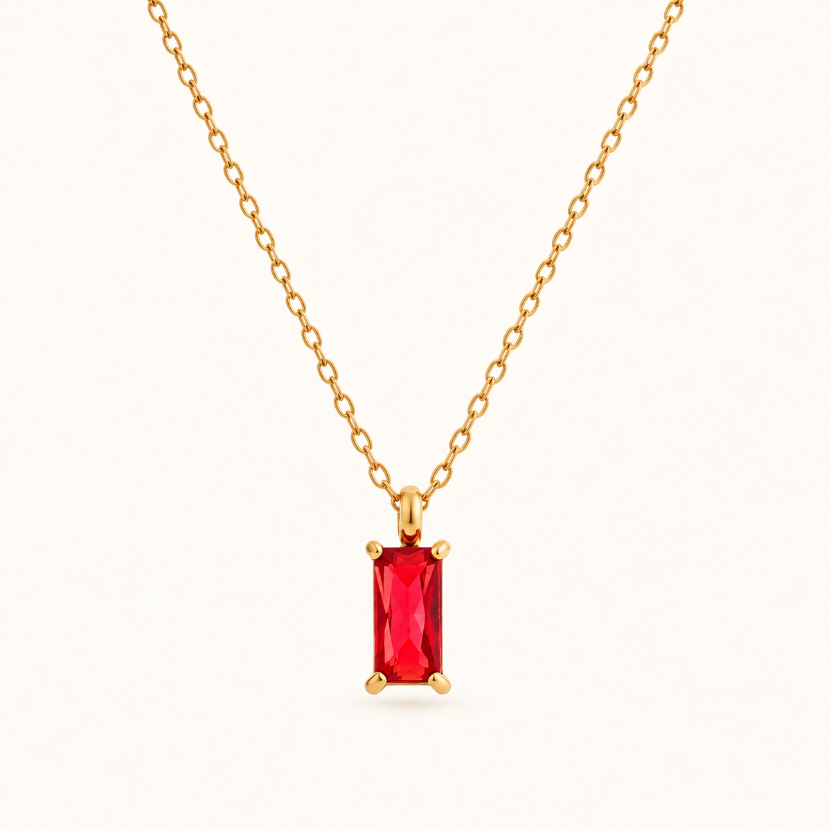Cherie to the soul red pendant necklace for women