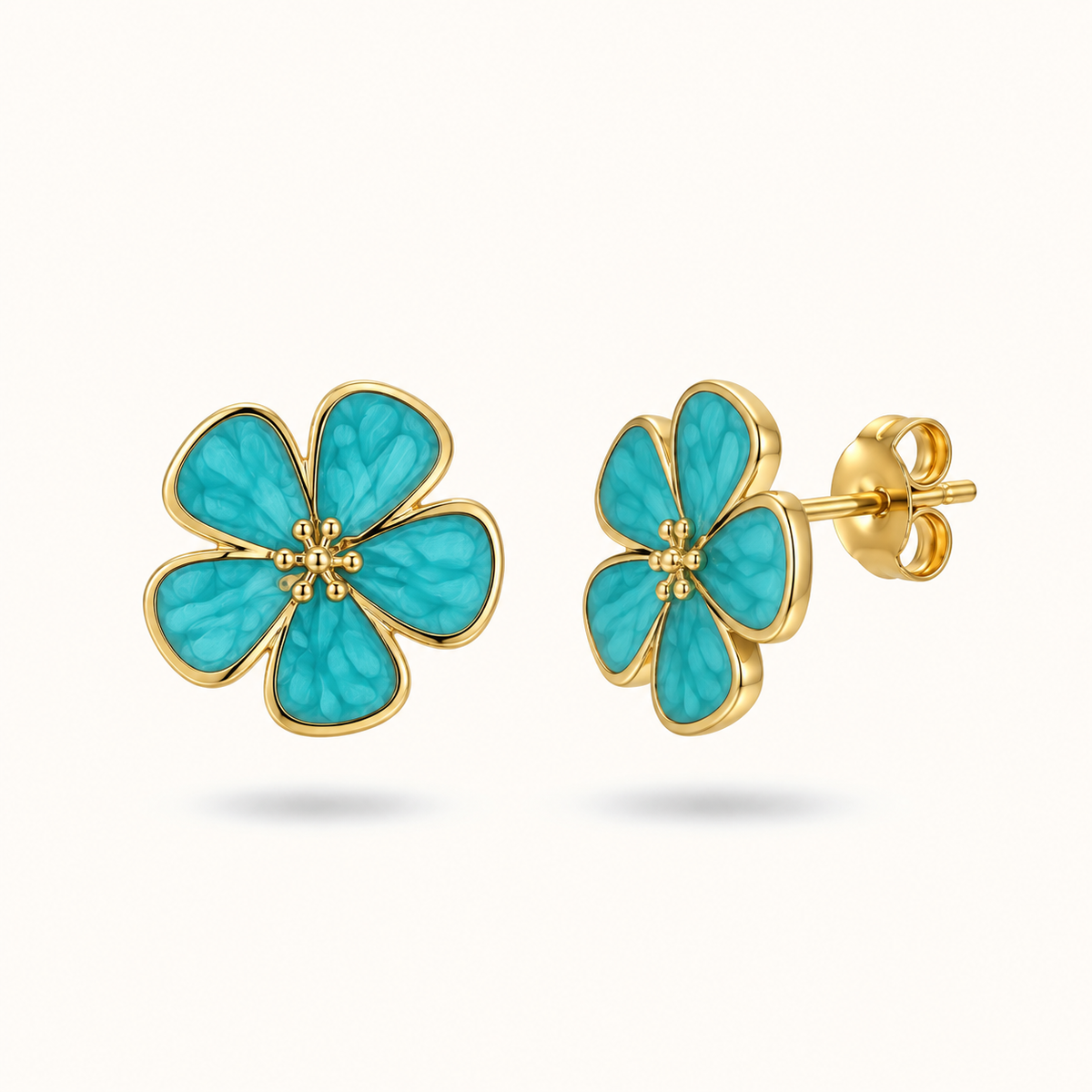 Marina Petal Stud Earrings For Women