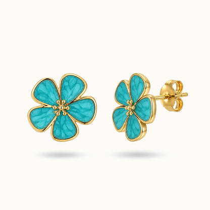 Marina Petal Stud Earrings For Women