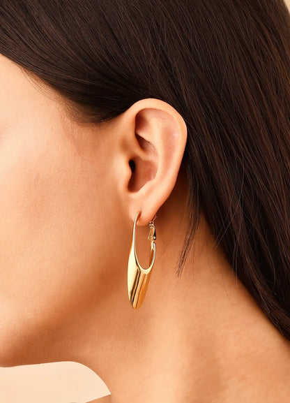 Imperial drop Hoop Earrings For Women